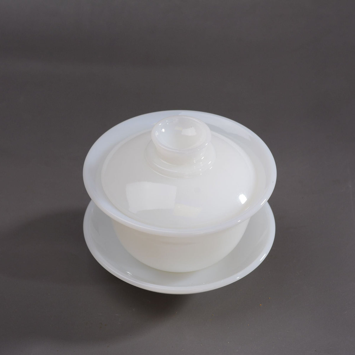 Dehua Yu Ci jade porcelain gaiwan 130ml with lid and saucer